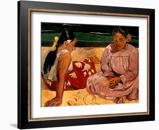 Gauguin: Tahiti Women, 1891-Paul Gauguin-Framed Giclee Print