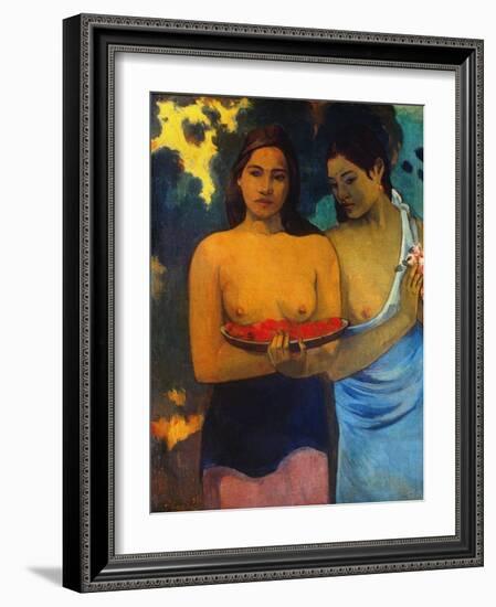 Gauguin: Two Women, 1899-Paul Gauguin-Framed Giclee Print