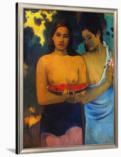 Gauguin: Two Women, 1899-Paul Gauguin-Framed Giclee Print