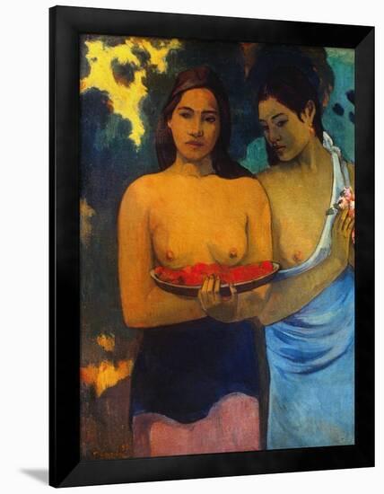 Gauguin: Two Women, 1899-Paul Gauguin-Framed Giclee Print