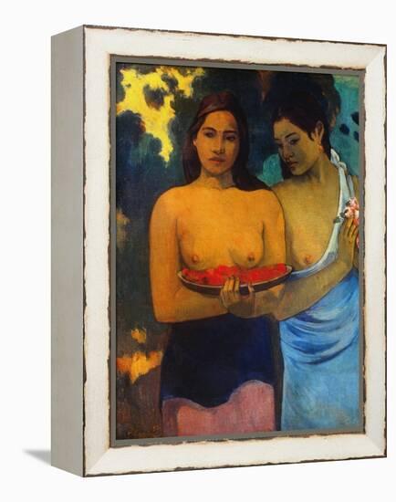 Gauguin: Two Women, 1899-Paul Gauguin-Framed Premier Image Canvas