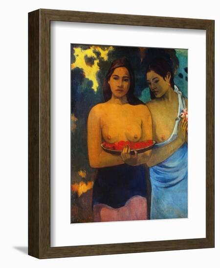 Gauguin: Two Women, 1899-Paul Gauguin-Framed Giclee Print