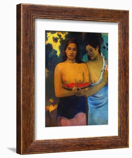 Gauguin: Two Women, 1899-Paul Gauguin-Framed Giclee Print