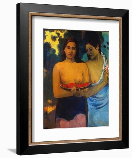 Gauguin: Two Women, 1899-Paul Gauguin-Framed Giclee Print