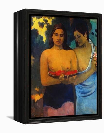 Gauguin: Two Women, 1899-Paul Gauguin-Framed Premier Image Canvas