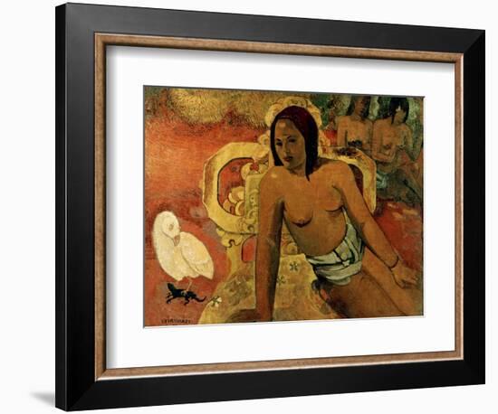 Gauguin: Vairumati, 1897-Paul Gauguin-Framed Giclee Print