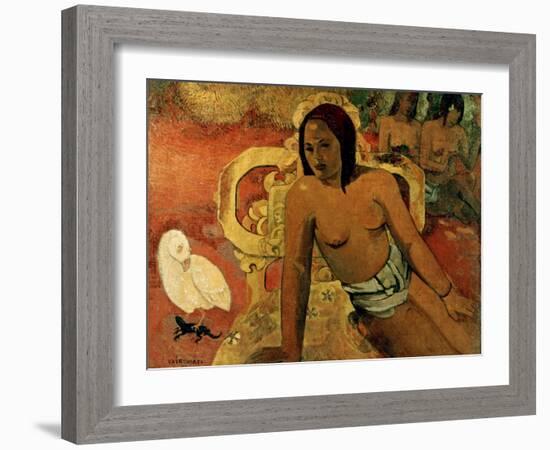 Gauguin: Vairumati, 1897-Paul Gauguin-Framed Giclee Print