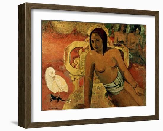 Gauguin: Vairumati, 1897-Paul Gauguin-Framed Giclee Print