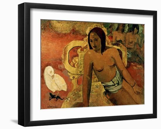 Gauguin: Vairumati, 1897-Paul Gauguin-Framed Giclee Print