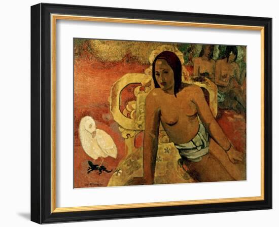 Gauguin: Vairumati, 1897-Paul Gauguin-Framed Giclee Print