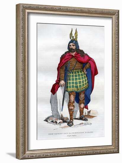 Gaul Chief under the Roman Occupation, 1st Century BC - 5th Century Ad (1882-188)-Meunier-Framed Giclee Print