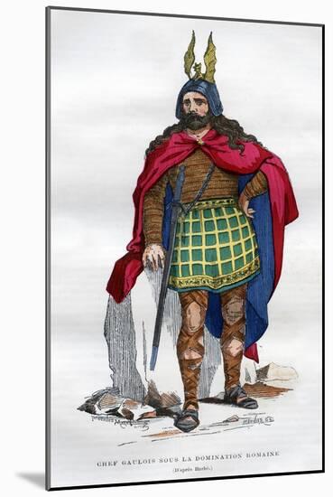 Gaul Chief under the Roman Occupation, 1st Century BC - 5th Century Ad (1882-188)-Meunier-Mounted Giclee Print