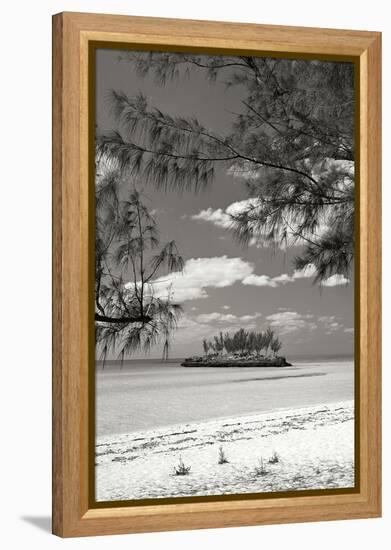 Gaulding Cay Island BW-Larry Malvin-Framed Premier Image Canvas