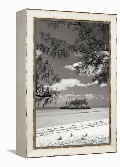 Gaulding Cay Island BW-Larry Malvin-Framed Premier Image Canvas