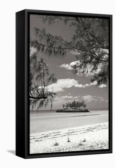 Gaulding Cay Island BW-Larry Malvin-Framed Premier Image Canvas