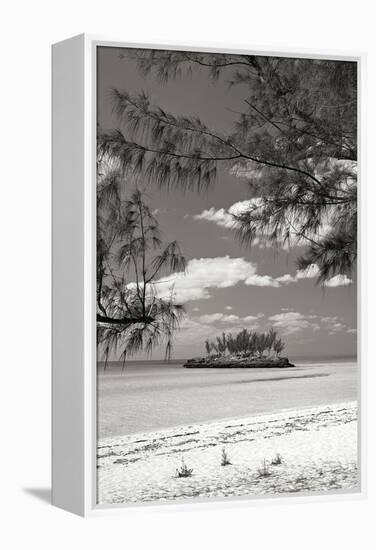 Gaulding Cay Island BW-Larry Malvin-Framed Premier Image Canvas