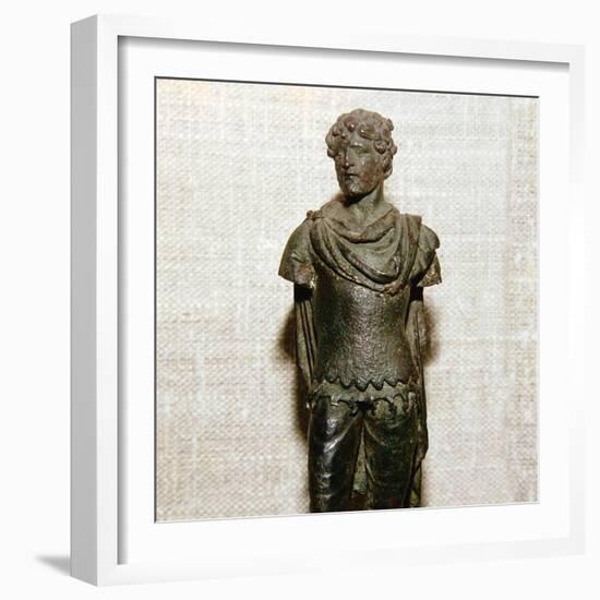 Gaullish prisoner, Roman bronze statuette, c1st century. Artist: Unknown-Unknown-Framed Giclee Print