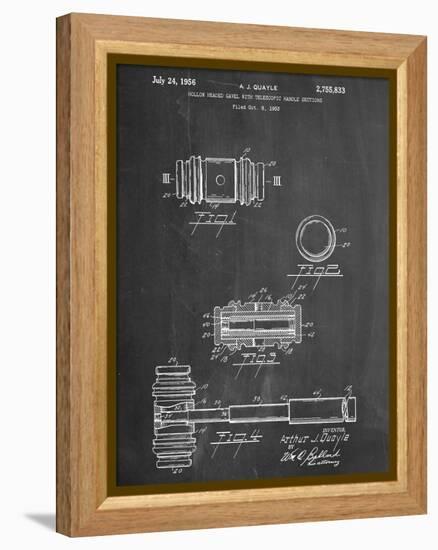 Gavel Patent Office Art-null-Framed Stretched Canvas
