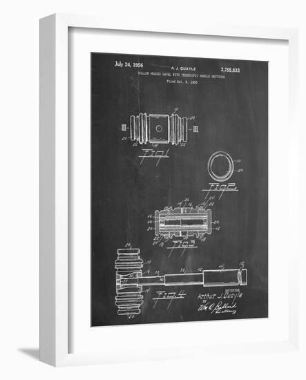 Gavel Patent Office Art-null-Framed Art Print