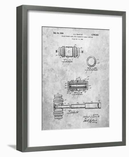 Gavel Patent Office Art-Cole Borders-Framed Art Print