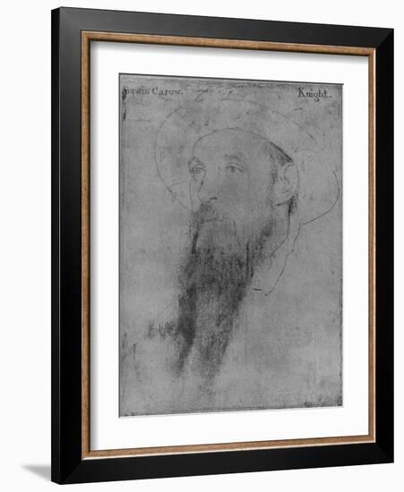 'Gavin Carew', c1532-1543 (1945)-Hans Holbein the Younger-Framed Giclee Print