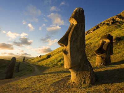 Moai Art Print Easter Island Head Wall Art Travel Poster 