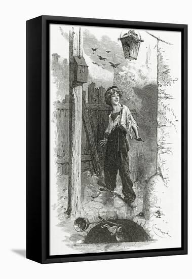 Gavroche, 19th Century-Emile Antoine Bayard-Framed Premier Image Canvas