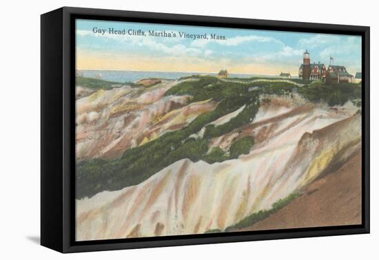 Gay Head Cliffs, Martha's Vineyard-null-Framed Stretched Canvas