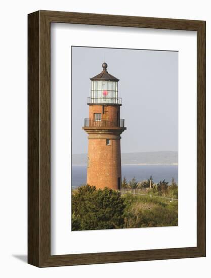 Gay Head Lighthouse, Aquinnah, Martha's Vineyard, Massachusetts, USA-Susan Pease-Framed Photographic Print
