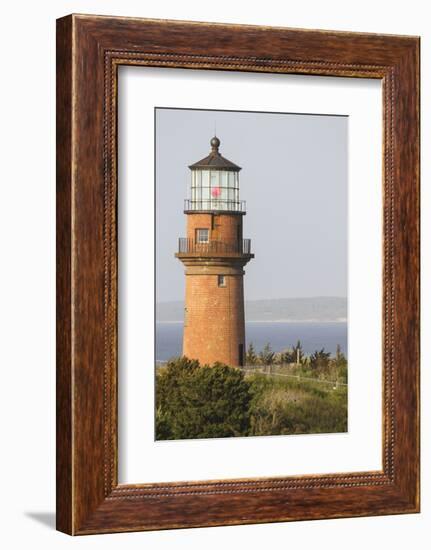 Gay Head Lighthouse, Aquinnah, Martha's Vineyard, Massachusetts, USA-Susan Pease-Framed Photographic Print