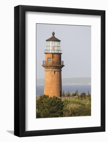 Gay Head Lighthouse, Aquinnah, Martha's Vineyard, Massachusetts, USA-Susan Pease-Framed Photographic Print