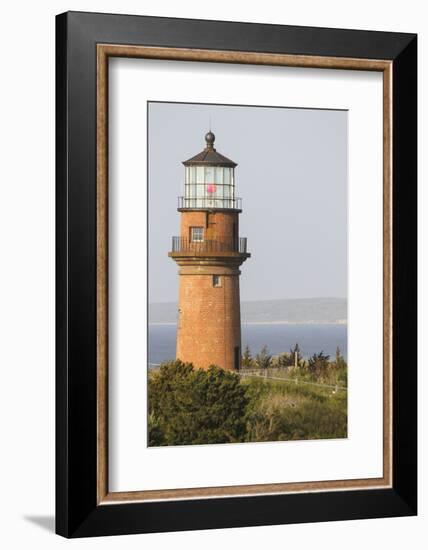 Gay Head Lighthouse, Aquinnah, Martha's Vineyard, Massachusetts, USA-Susan Pease-Framed Photographic Print