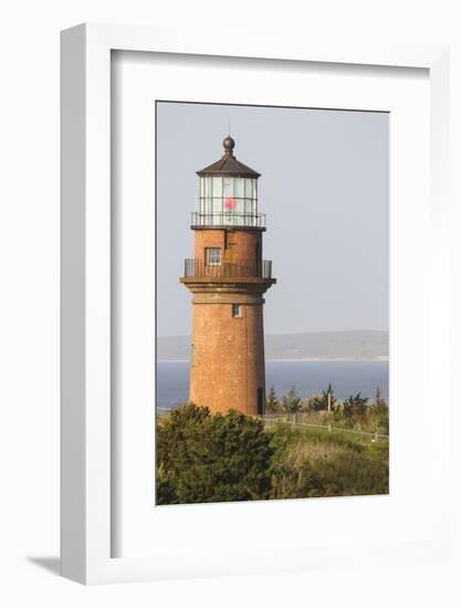 Gay Head Lighthouse, Aquinnah, Martha's Vineyard, Massachusetts, USA-Susan Pease-Framed Photographic Print