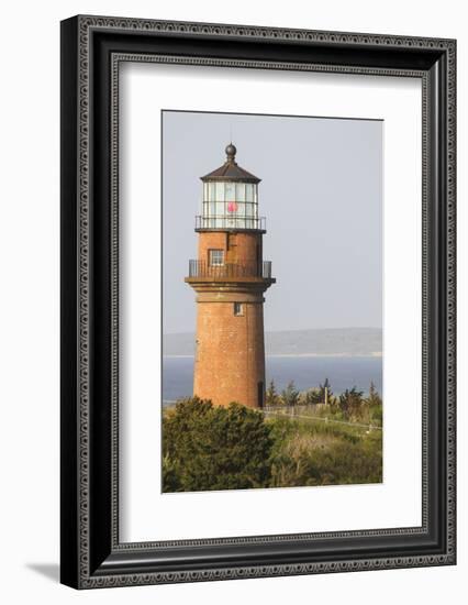 Gay Head Lighthouse, Aquinnah, Martha's Vineyard, Massachusetts, USA-Susan Pease-Framed Photographic Print