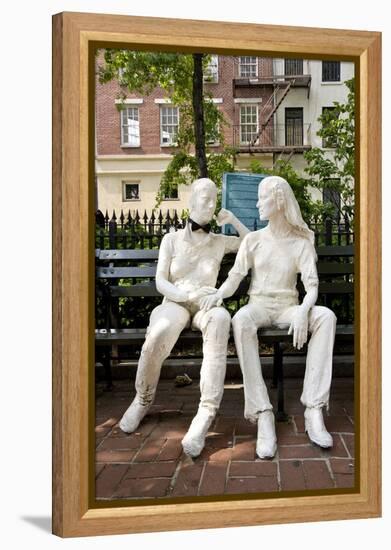 Gay Liberation Monument in Christopher Park, Greenwich Village, New York-null-Framed Premier Image Canvas