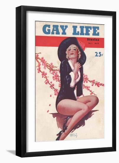 Gay Life, Glamour Pin-Ups Magazine, USA, 1930-null-Framed Giclee Print