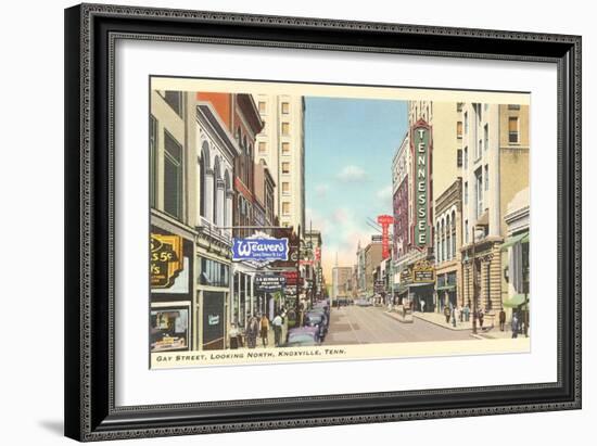 Gay Street, Knoxville, Tennessee-null-Framed Art Print