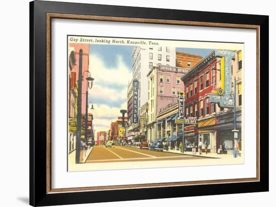 Gay Street, Knoxville, Tennessee-null-Framed Art Print