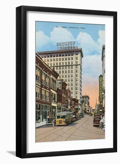 Gay Street, Knoxville-null-Framed Art Print