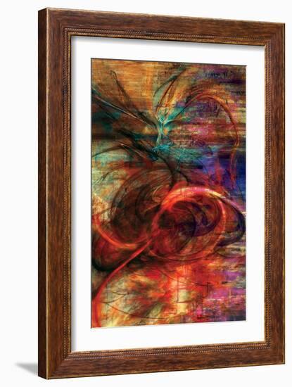 Gaya Fractal-Jean-François Dupuis-Framed Art Print