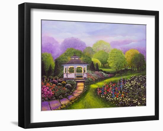 Gazebo Park-Bonnie B. Cook-Framed Giclee Print