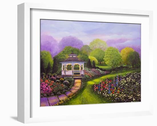 Gazebo Park-Bonnie B. Cook-Framed Giclee Print