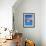 Gazebo Reflecting on Pool with Sea in Background, Long Island, Bahamas-Kent Foster-Framed Photographic Print displayed on a wall