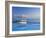 Gazebo Reflecting on Pool with Sea in Background, Long Island, Bahamas-Kent Foster-Framed Photographic Print