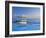 Gazebo Reflecting on Pool with Sea in Background, Long Island, Bahamas-Kent Foster-Framed Photographic Print