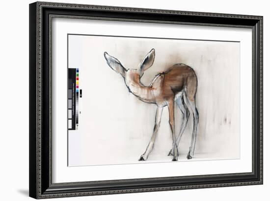 Gazelle Fawn (Arabian Gazelle) 2010-Mark Adlington-Framed Giclee Print