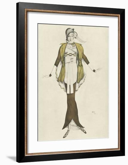 Gazette du Bon Ton, 1913, No. 6 Philomele-Leon Bakst-Framed Premium Giclee Print