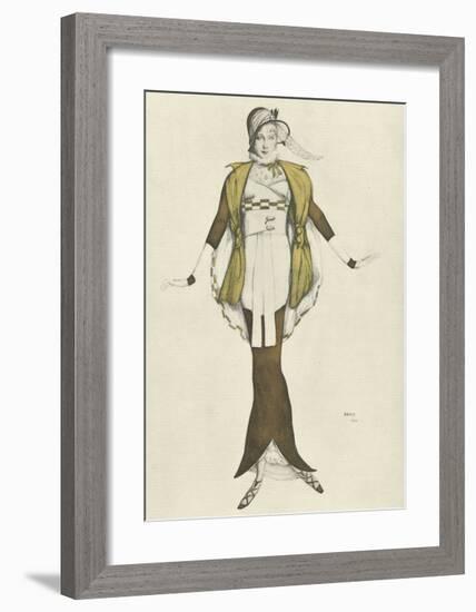 Gazette du Bon Ton, 1913, No. 6 Philomele-Leon Bakst-Framed Premium Giclee Print