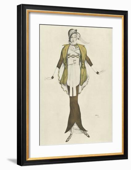 Gazette du Bon Ton, 1913, No. 6 Philomele-Leon Bakst-Framed Premium Giclee Print