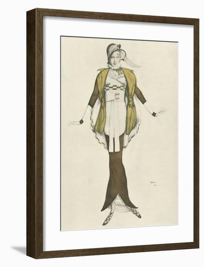 Gazette du Bon Ton, 1913, No. 6 Philomele-Leon Bakst-Framed Premium Giclee Print